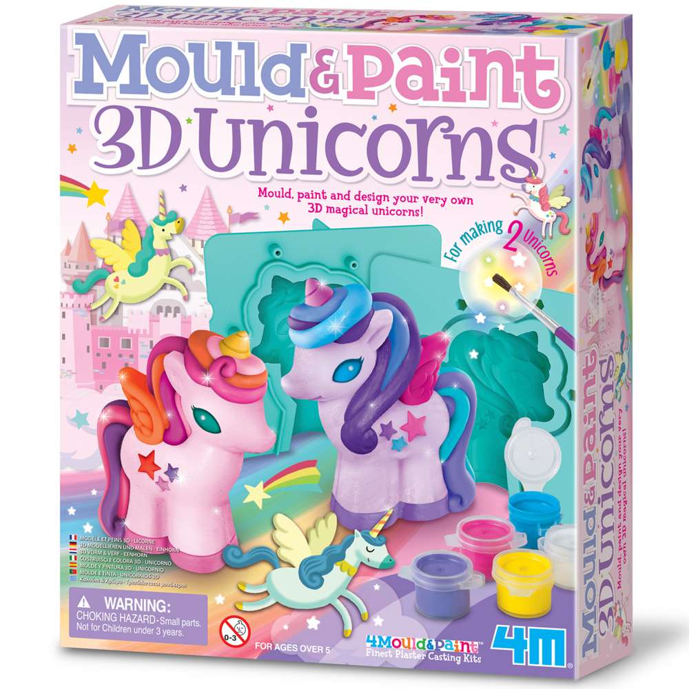 Mould & Paint - 3d Unicorns