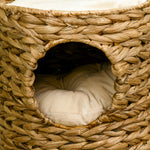 47cm Cat Barrel Tree For Indoor Cats W/ Two Cat Houses, Cushion