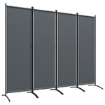 4 Panel Folding Room Divider,portable Privacy Panel