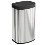 Automatic Kitchen Bin With Soft-close Lid, 55l Sensor Wastebasket | Silver