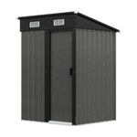 4.66 Ft X 4.69 Ft Outdoor Metal Garden Storage Shed