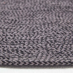 Handmade Woven Braided Rug | 120cm | Grey