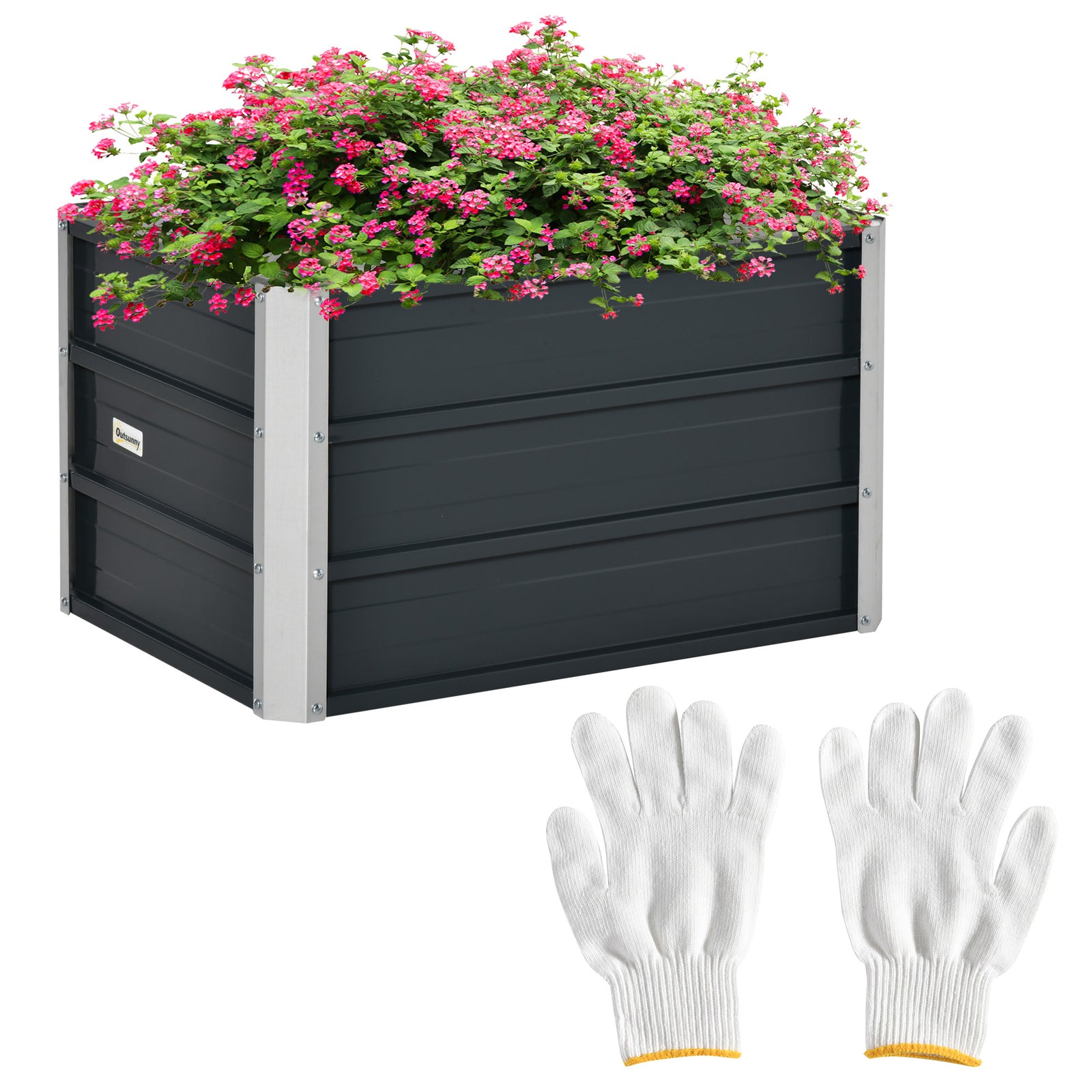 Raised Garden Bed Metal Planter For Vegetables