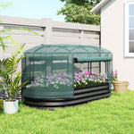 Outsunny Raised Garden Bed With Self Watering System, Outdoor Planter
