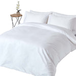 Egyptian Cotton Duvet Cover With Pillowcase 1000 Tc | King | White
