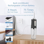 Dyzi Rechargeable Water Flosser – Portable Dental Cleaner With 4 Tips