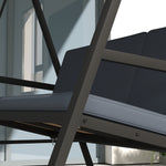 Outsunny 3 Seater Garden Swing Chair W/ Adjustable Canopy And Cushion