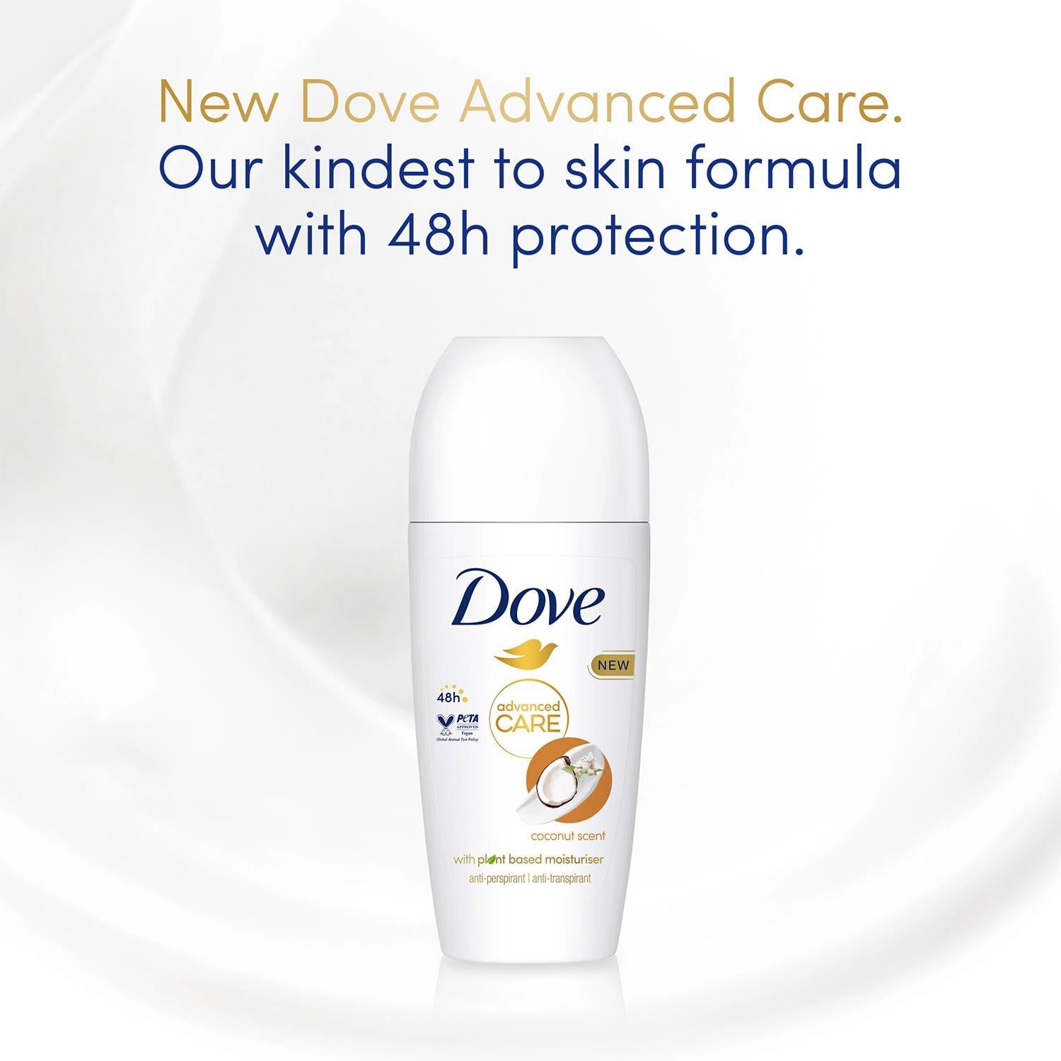 Antiperspirant Advanced Care Deodorant With Coconut Scent 48h, 12x 50ml