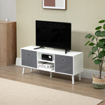 Modern Tv Cabinet Stand W/ Shelves & Drawers, Bedroom | One Size | Gray