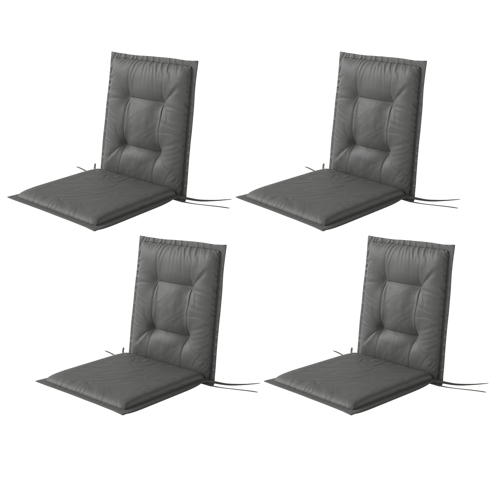 Outdoor Dining Chair Cushions | Light Grey