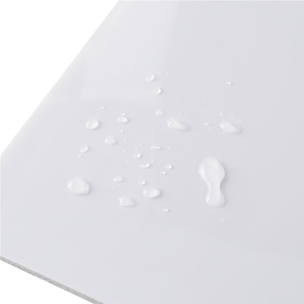 10pcs Peel And Stick White Marble Wall Sticker