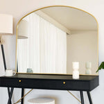 Yōko - Metal Gentle Arch Mirror | 95cm x 120cm | Gold