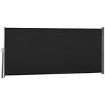Retractable Sun Side Awning Screen | Small | Black