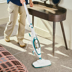Multifunctional Steam Mop With Cleaning Pads | 9 Cleaning Pads | White