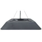 Hanging Patio Heater 2000w W/ Remote, Aluminium