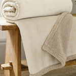 Hazelwood Sherpa Fleece Throw - 150cm x 200cm | 150cm x 200cm | Grey