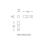 Towel Hook, Robe Hook, Coat Hook, Matt Stainless Steel, Logic Collection