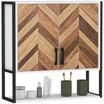 Bathroom Cabinet Wall Mounted Over The Toilet With 2 Doors