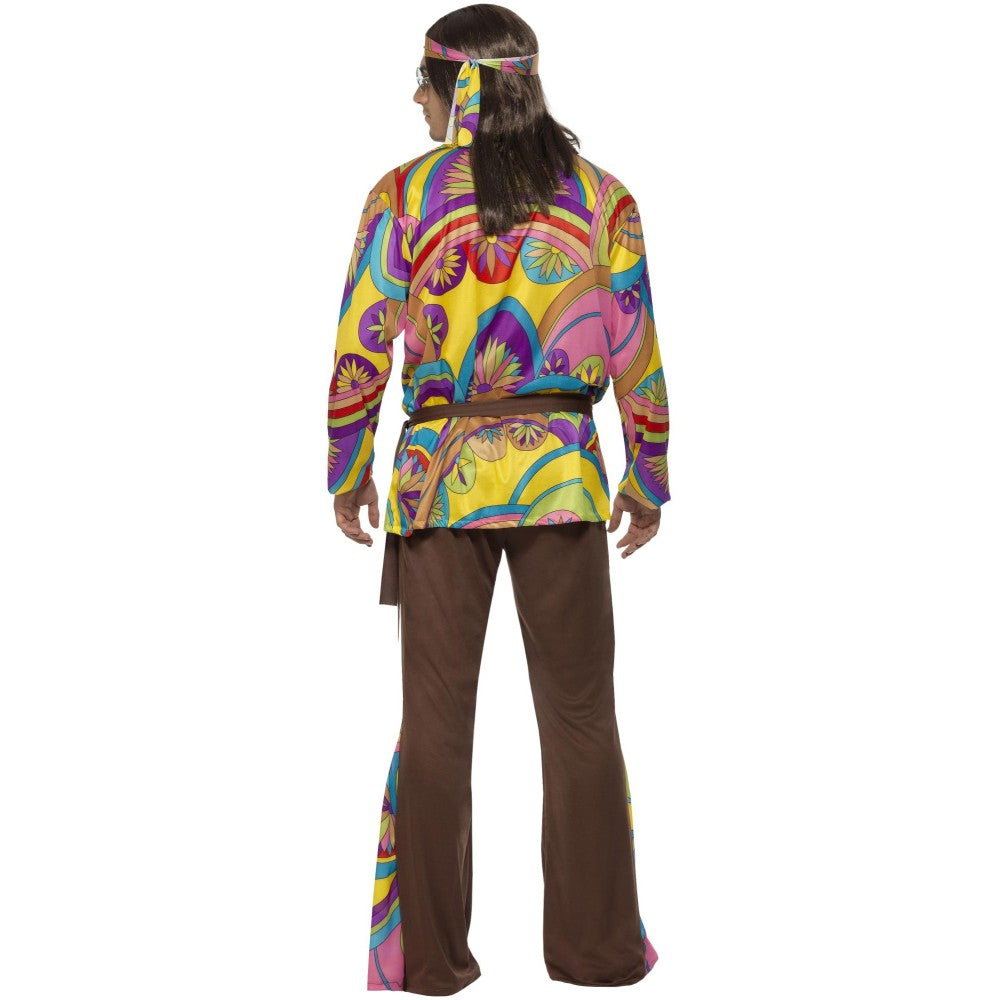 Smiffys Psychedelic Hippie Man Costume
