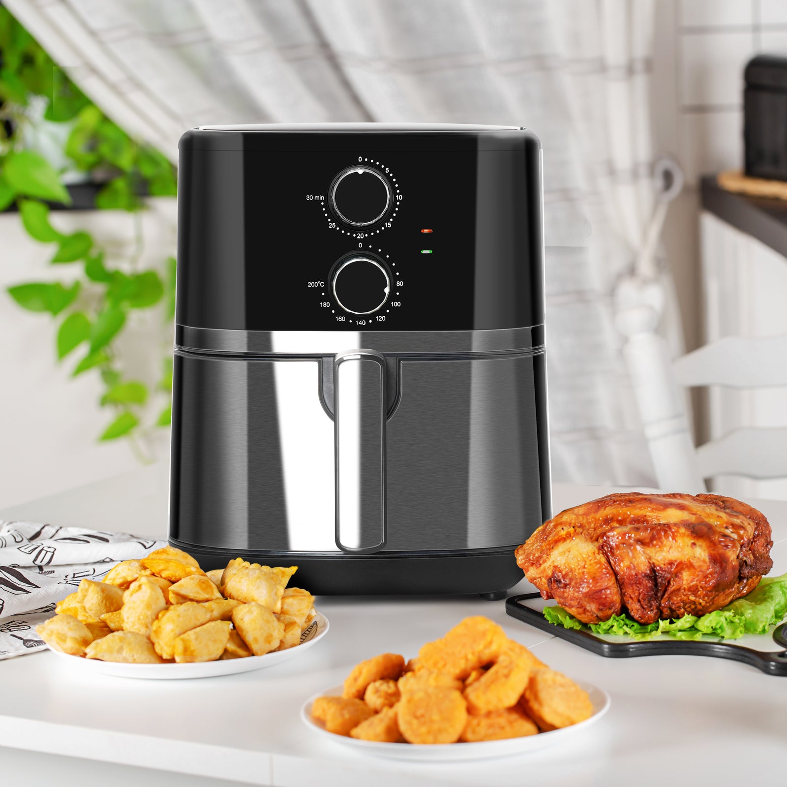 Air Fryer 1500w 4.5l Air Fryers Oven With Timer