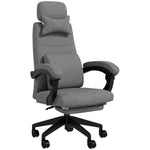 Home Office Swivel Chair W/ Footrest | Dark Gray