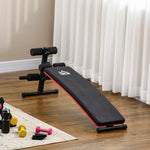 Foldable Sit Up Bench - Adjustable Core Workout | Black