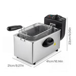 Spector Deep Fat Fryer 3l Electrical Stainless Steel Removable Frying Basket