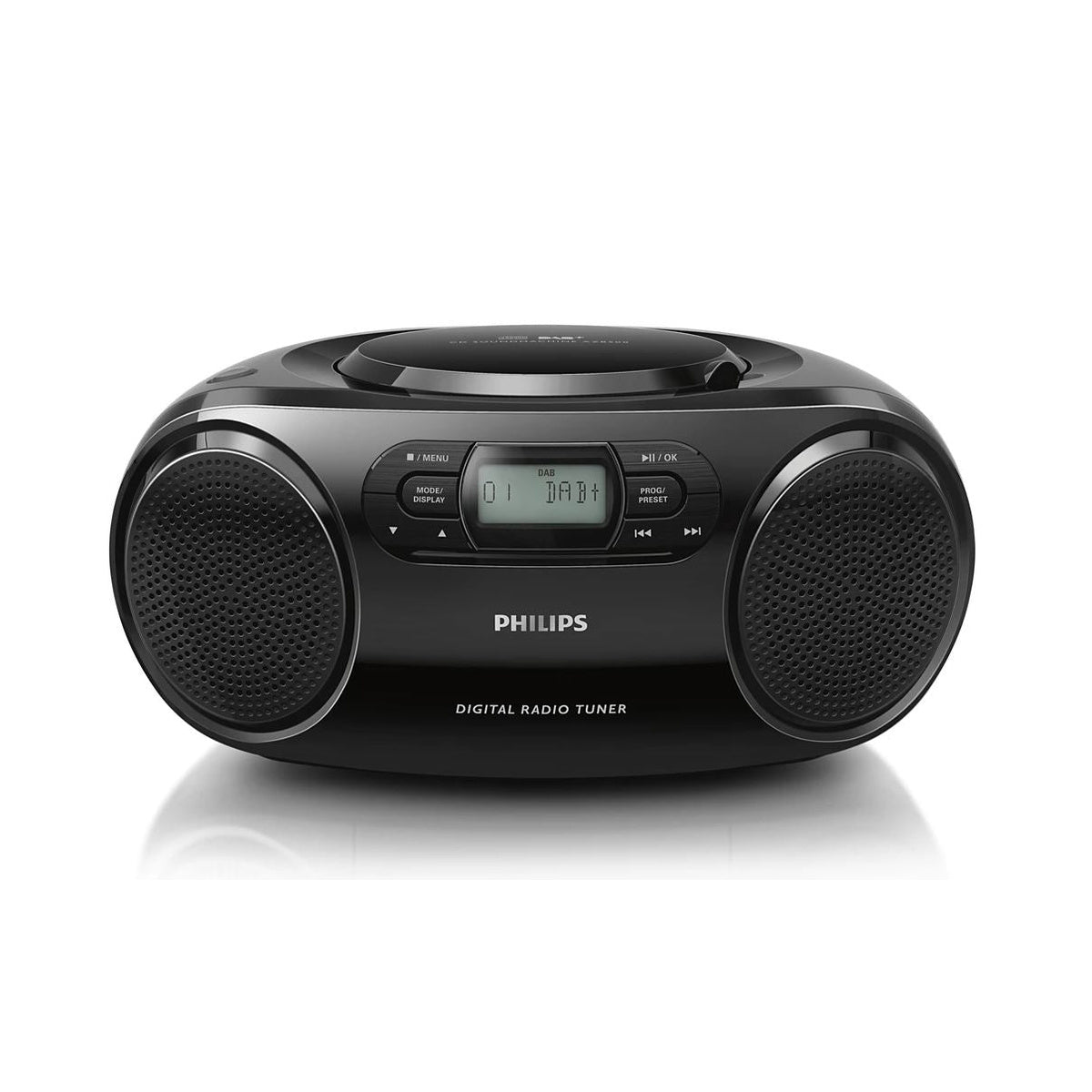 Azb500-12 Portable Stereo Cd Player Digital Soundmachine | Black