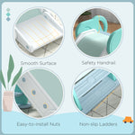 Foldable Kids Slide, Baby Slide For 1.5-3 Years | Green