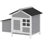 PawHut Wooden Chicken Coop With Pull-out Tray & Nesting Box