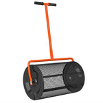 Compost Spreader, 24" Garden Spreader W/ Height Adjustable