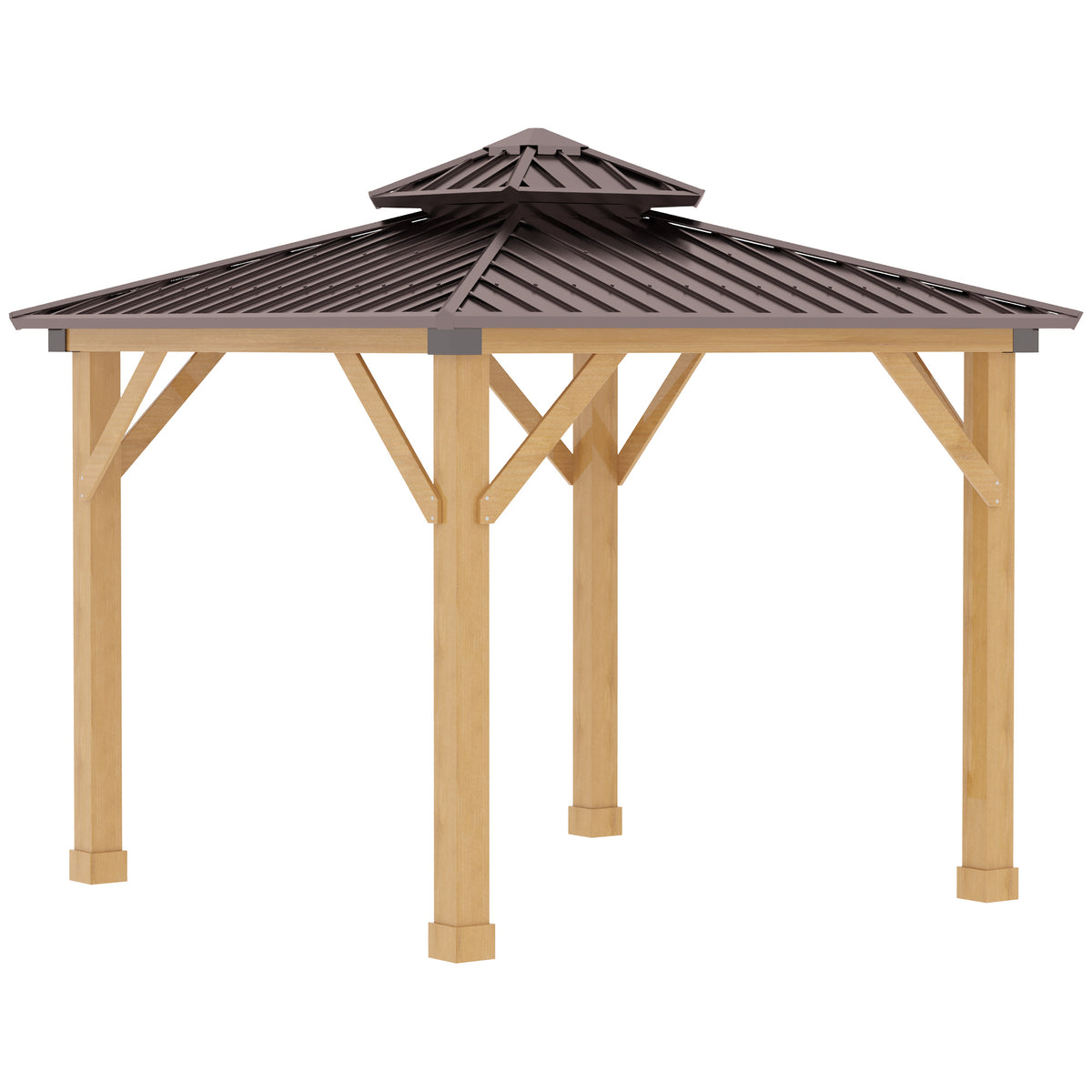 3x3m Outdoor Hardtop Gazebo