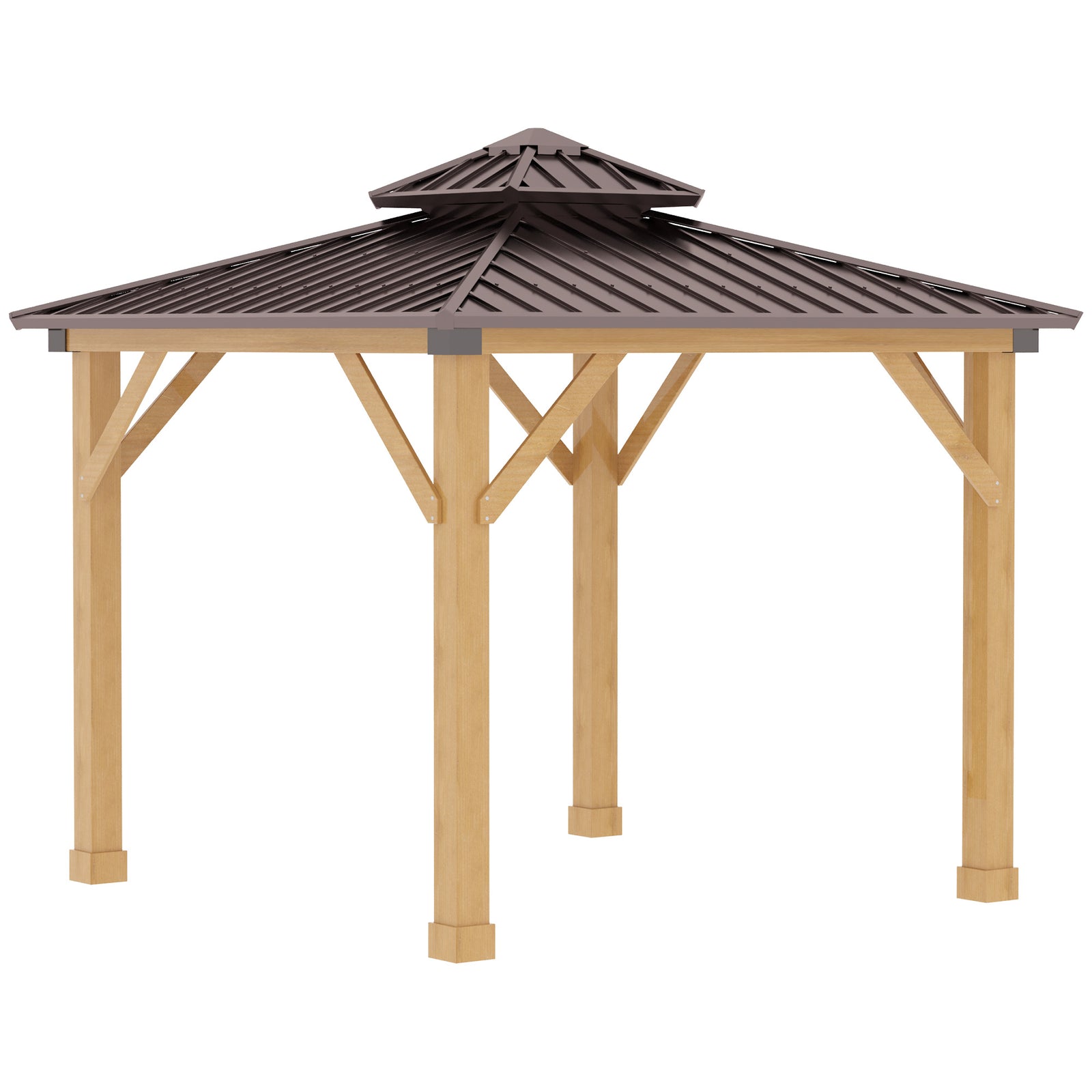 3x3m Outdoor Hardtop Gazebo