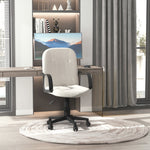 Swivel Executive Chair Pu Leather | Cream