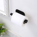 Modern Wall Mounted Stainless Steel Toilet Paper Roll Holder For Bathroom | Black