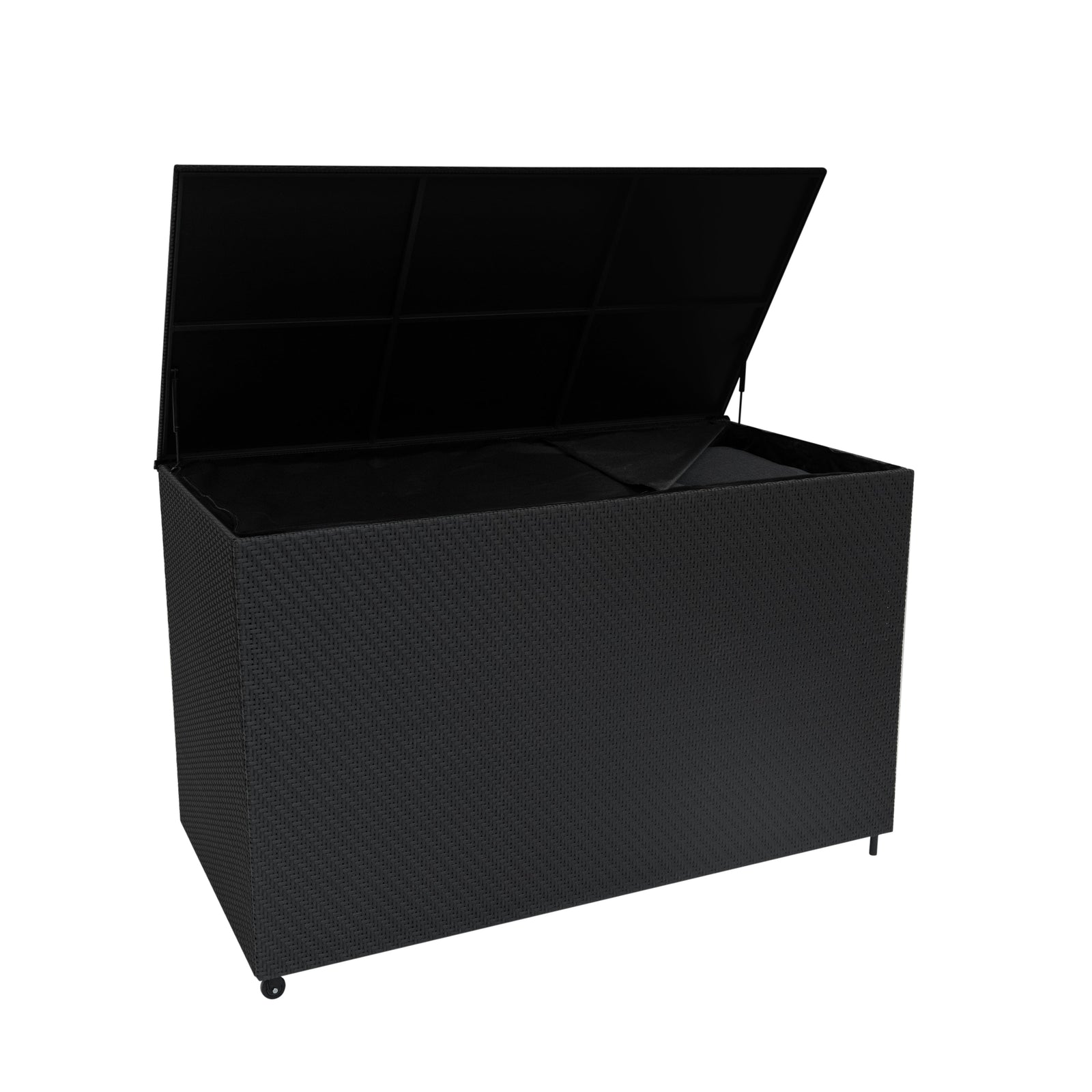 Rattan Cushion Storage Box 996l | Black