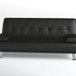 Jace Black 3 Seat Sofa Bed Set