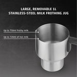 CASO Design Premiumlatte Xl Electric Milk Frother With 9 Programs, Hot Chocolate Maker - 750ml Capacity