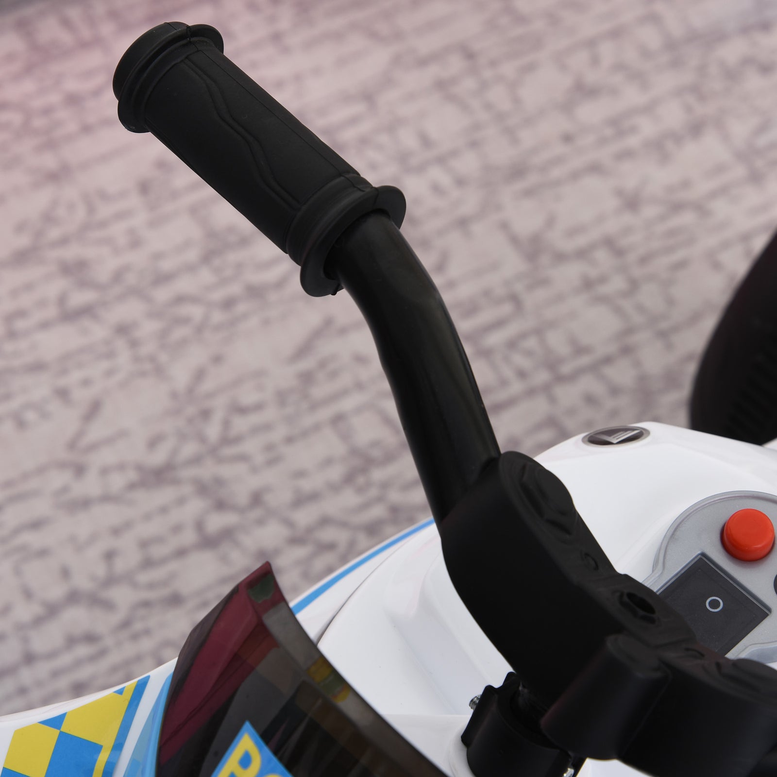 Kids Ride-on Police Bike 3-wheel Vehicle W/ Music Lights 18-36 Mths | Blue