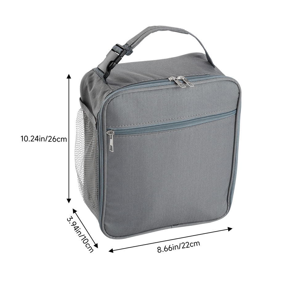 Portable Insulated Lunch Bag | Grey