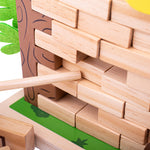 Wooden Jungle Crash Game, Tumble Tower Game