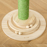 Cat Tree Cactus Sisal Scratching Post Interactive Fun Roller Exerciser