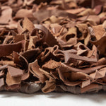 Dallas Leather Shaggy Rug | 120cm x 180cm | Brown