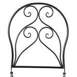 3 Pcs Garden Bistro Set With Balcony Table And Chairs Metal