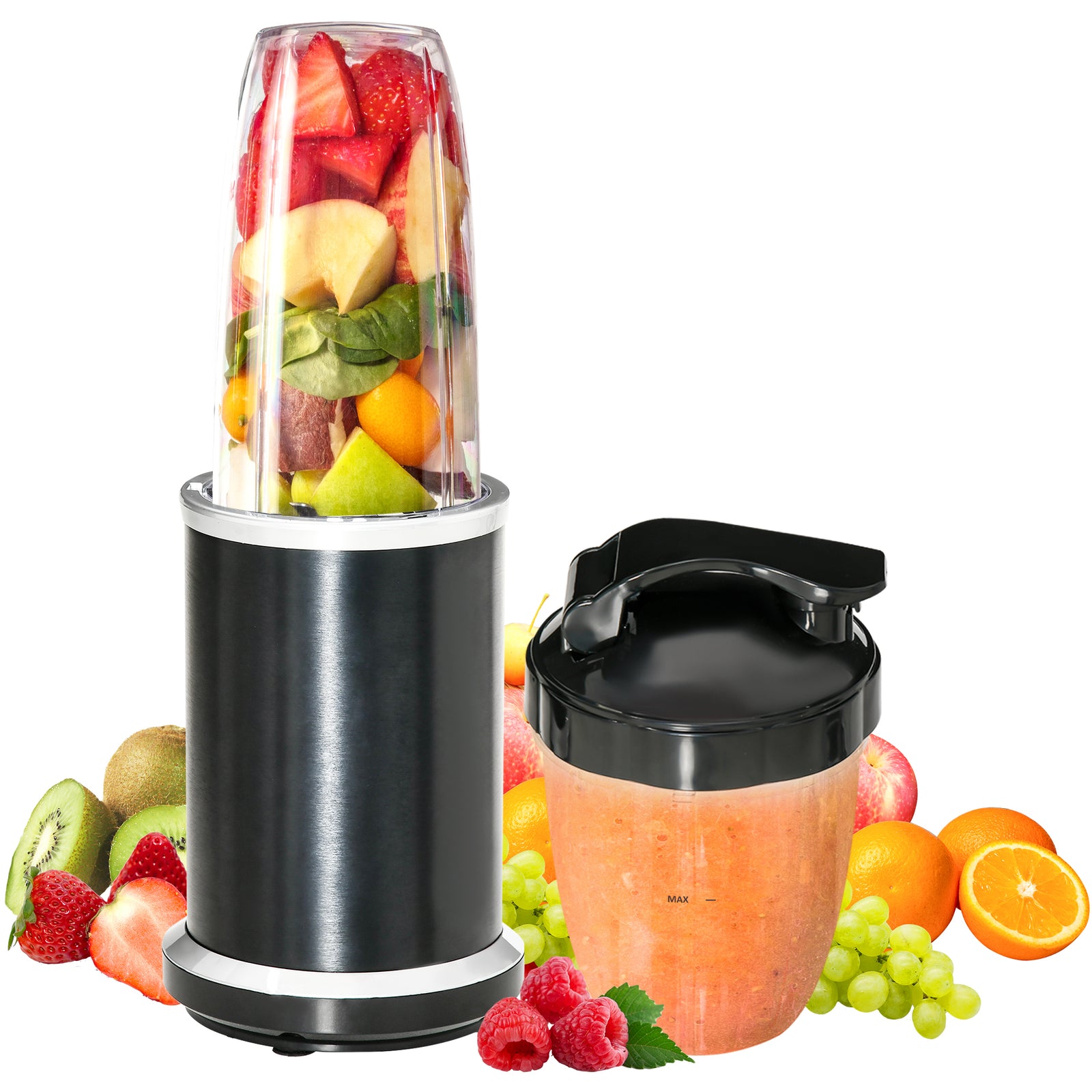 Countertop Blender With 0.7l And 0.35l Mix Cup 1000w