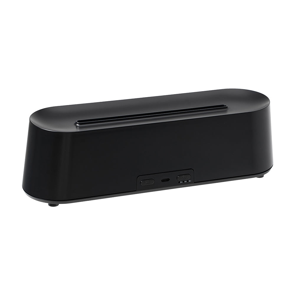 Breeins Ultrasonic Essential Oil Diffuser With Remote Control, 7 Led Lights, Flame Effect, Timer & Auto Shut-off