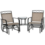 2-person Outdoor Glider Rocker Chair
