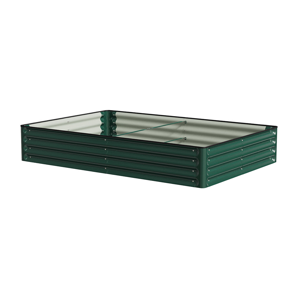 Rectangular Galvanized Steel Raised Garden Bed | Medium