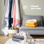 Double Sherpa Fleece Blanket - Misty Grey