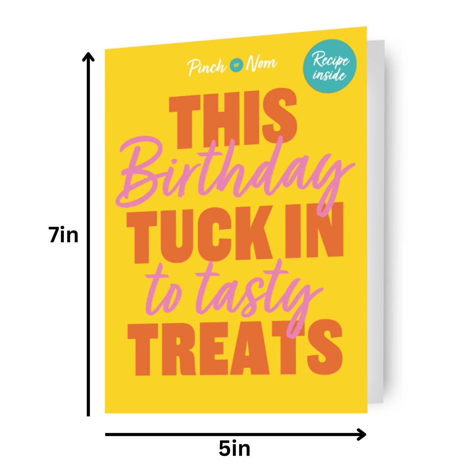 Birthday Card Featuring A Recipe For Chocolate Peanut Butter Bars Official Product